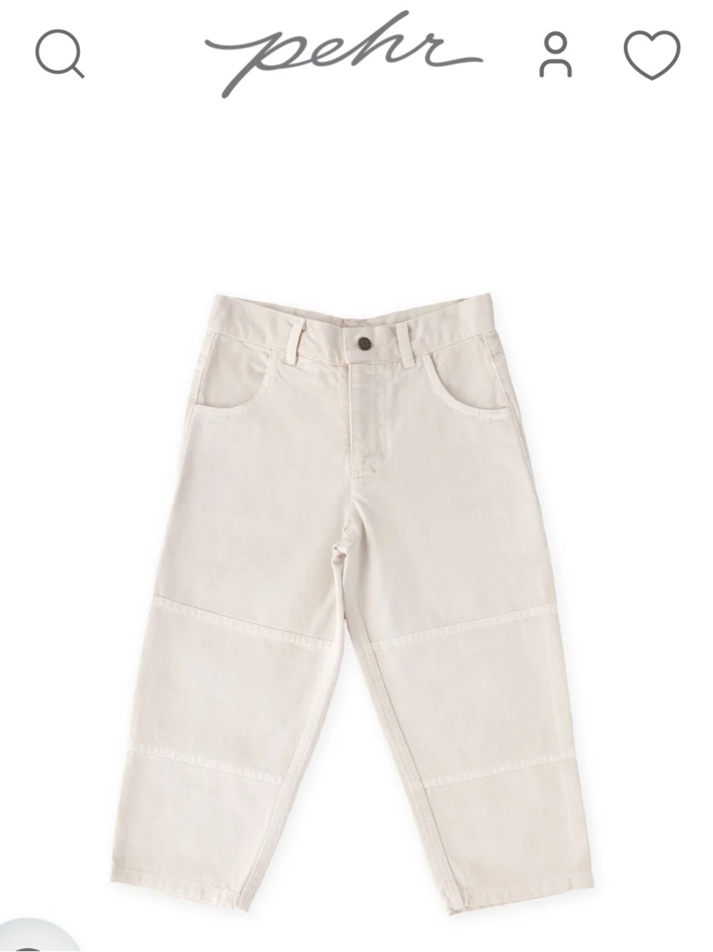 Pehr Vintage Twill Utility Pant